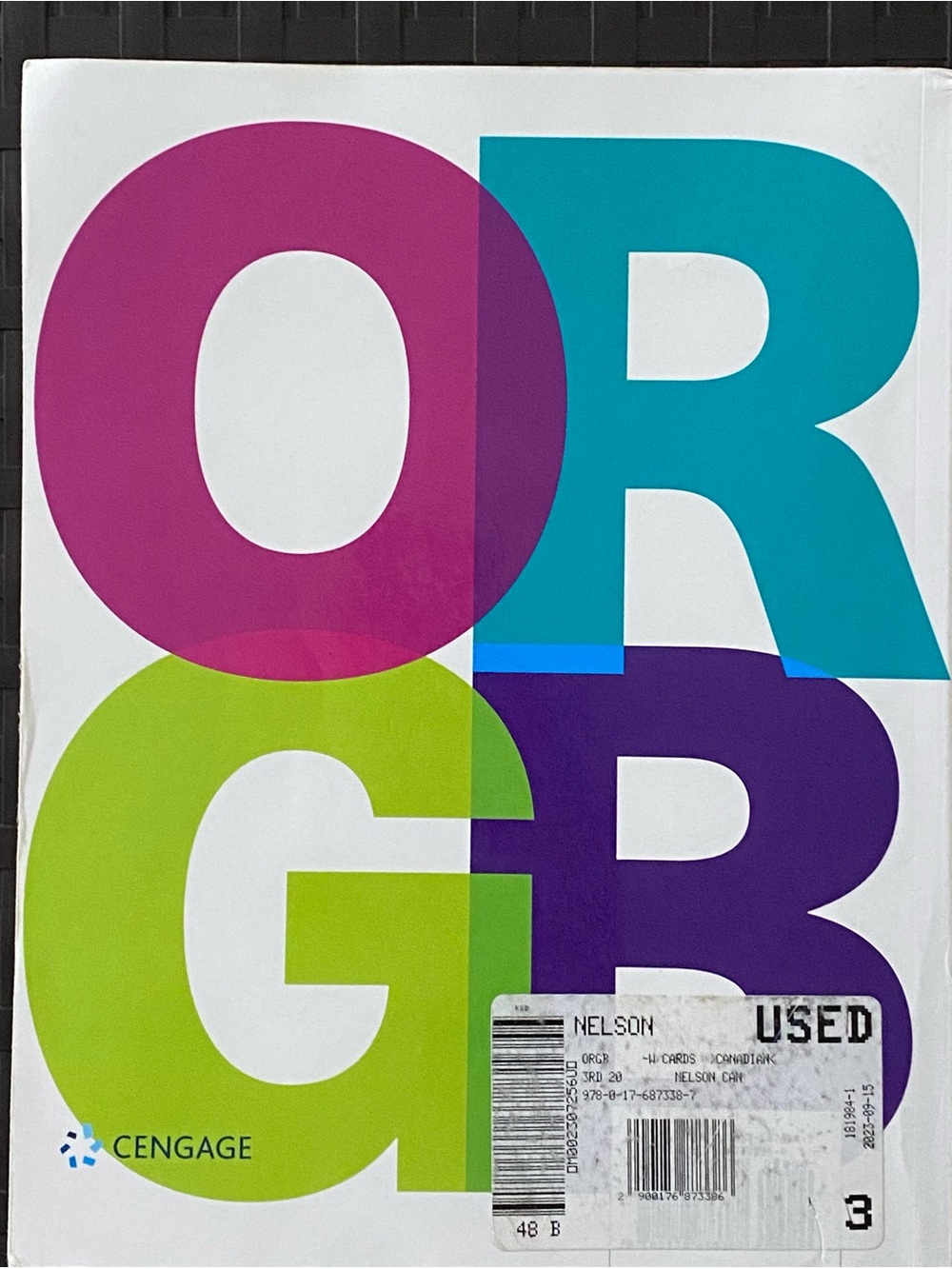 ORGB, Third Canadian Edition Textbook - Picture 3 of 4